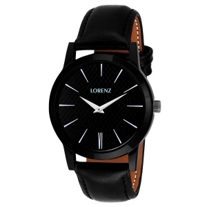 Lorenz Black Dial Slim Men's Watch