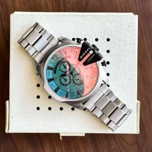 First Copy Diesel 10 bar watch Silver  for Men