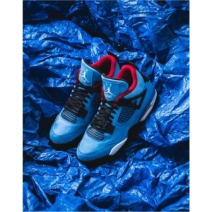 Trendy Air Jordan Retro 4 Travis Scott Cactus Shoes For Men (HS287)